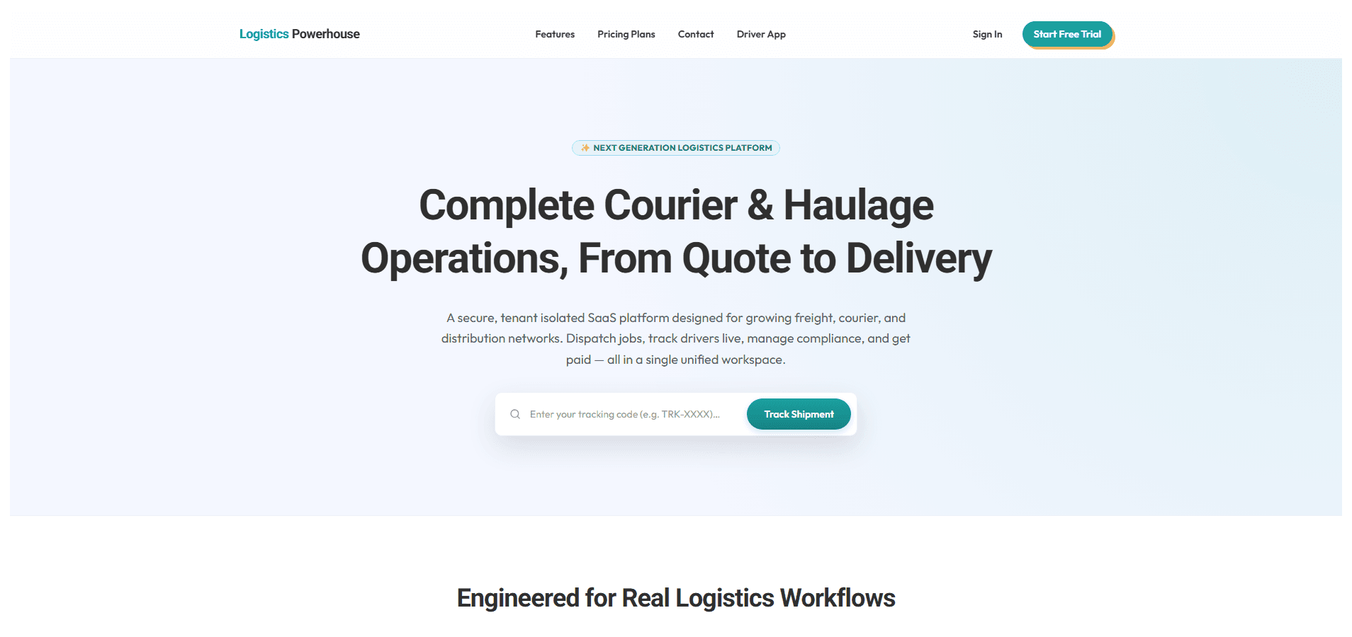 Logistics Powerhouse preview